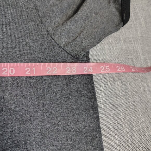 VINTAGE Bacardi Promo T-Shirt Size XL Gray Bat Logo Ringer Adult - Picture 8 of 9